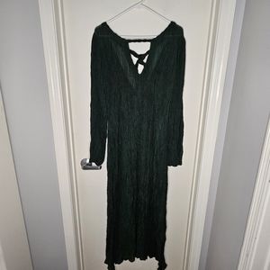 Savannah Morrow long sleeve green dress NWT XS